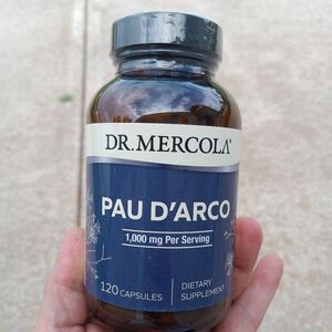 Dr Mercola PAU D'ARCO 1000mg 120 Capsules Expires 03/26 New Sealed